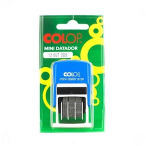 Carimbo Mini Datador S120 4 Dígitos Marca Colop