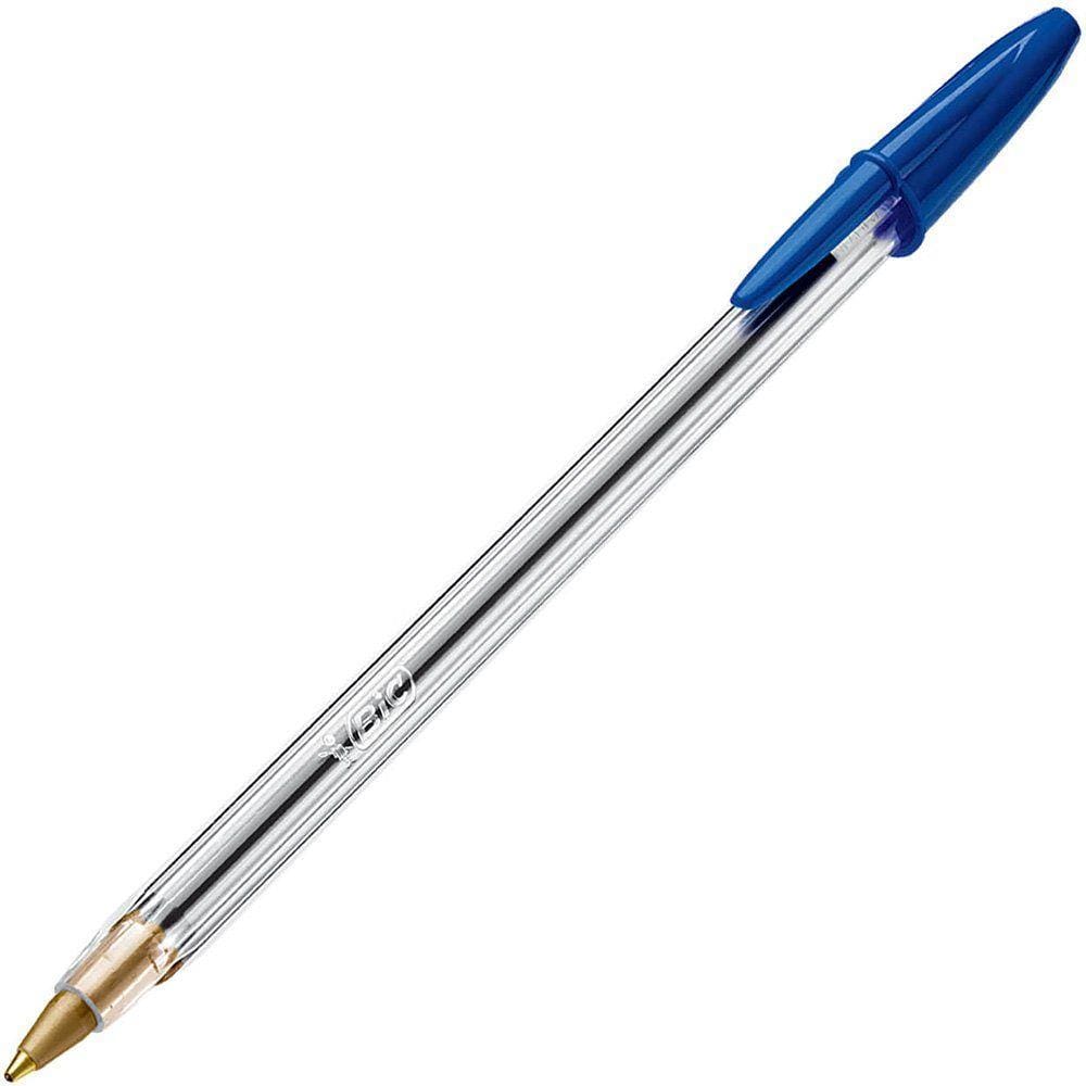 Caneta Esferografica Bic Cristal Dura+ Azul Media Unidades