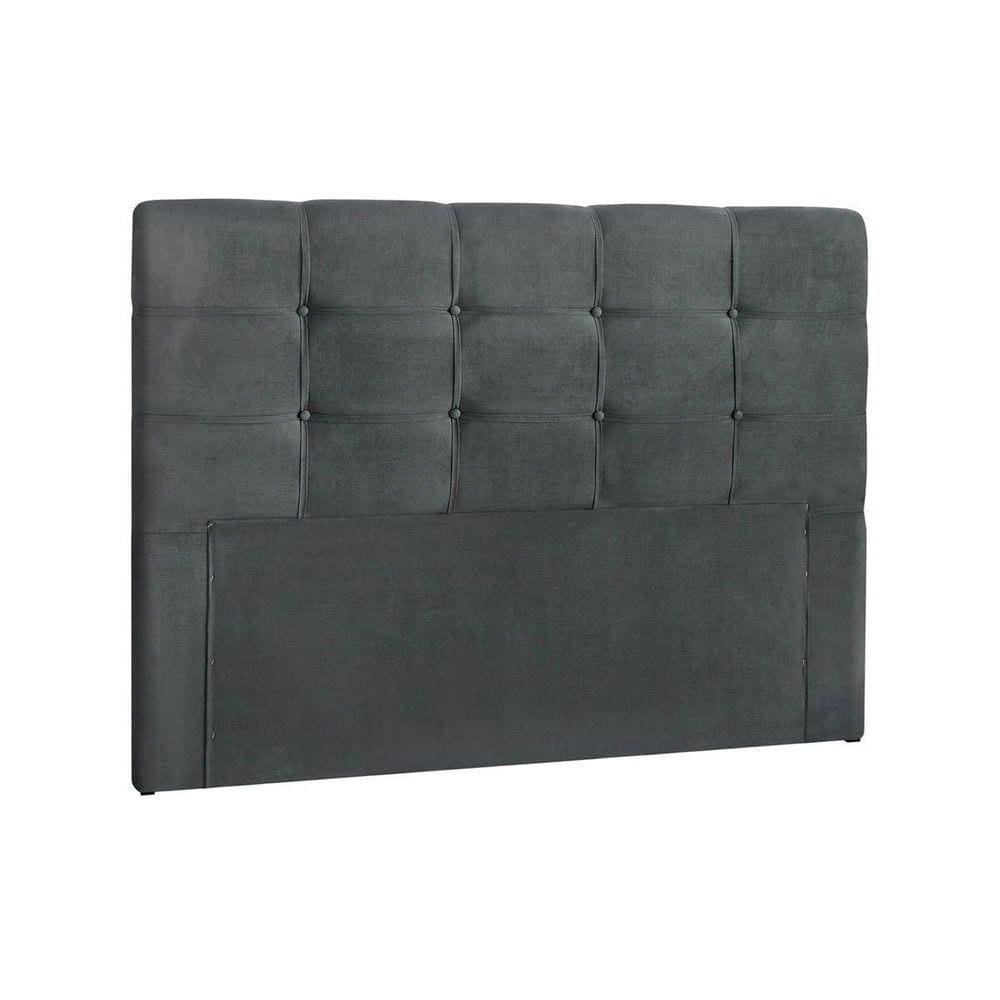 Cabeceira de Cama Box Casal Simbal Clean Casal Cinza
