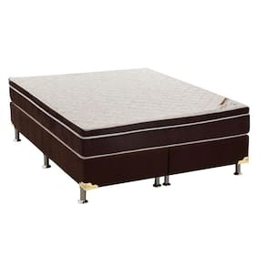 Conjunto Box-ColchãoOrtobom Exclusive+Cama Queen 158