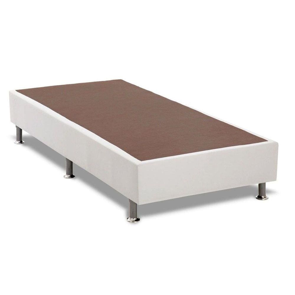 Cama Box Ortobom Universal Courino Branco Solteiro 88