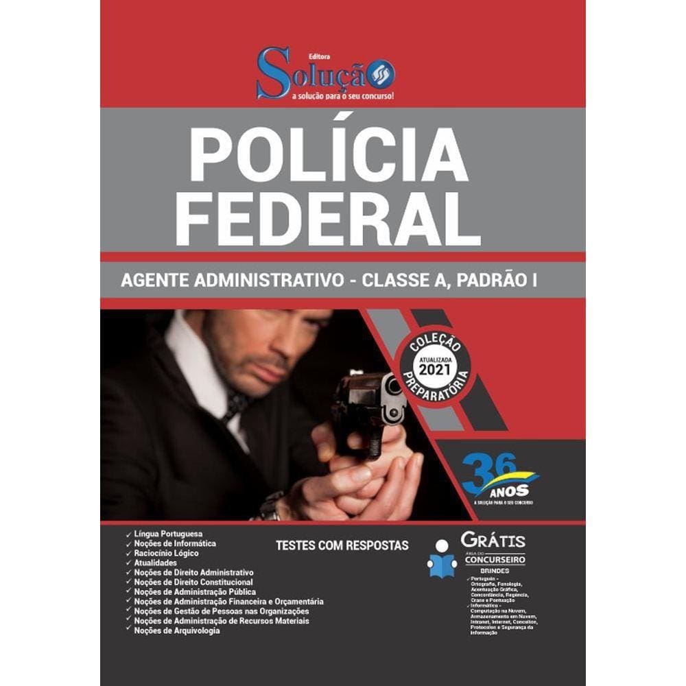 Apostila Polícia Federal (Pf) - Agente Administrativo