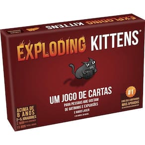 Exploding Kittens Jogo De Cartas Galápagos Jogos Pt/Br Novo