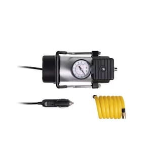 Compressor De Ar Portátil 12V Vazao 20L/Min 3 Bicos Au616