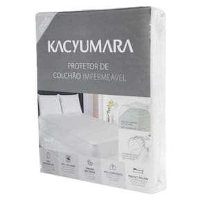 Protetor De Colchão Impermeável Solteiro King Branco