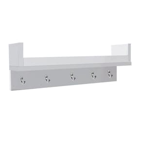 Porta Chaves Com Prateleira - Branco