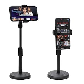 Suporte Tripé Celular Smartphone De Mesa Escritório 360º