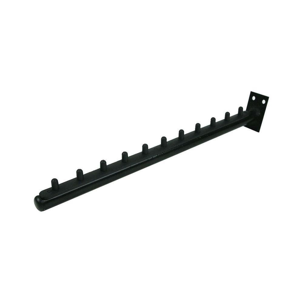 Kit 10 Arara Cabideiro Rt Tubular Inclinada 40Cm Parede Loja