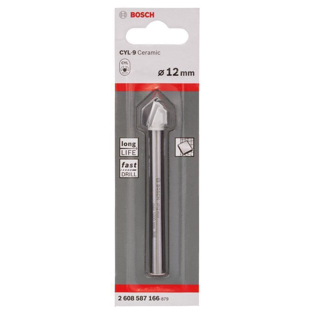 Brocas Bosch CYL-9 Ceramic Encaixe Cilindrico Ø12 x 90 mm com 1 unidade