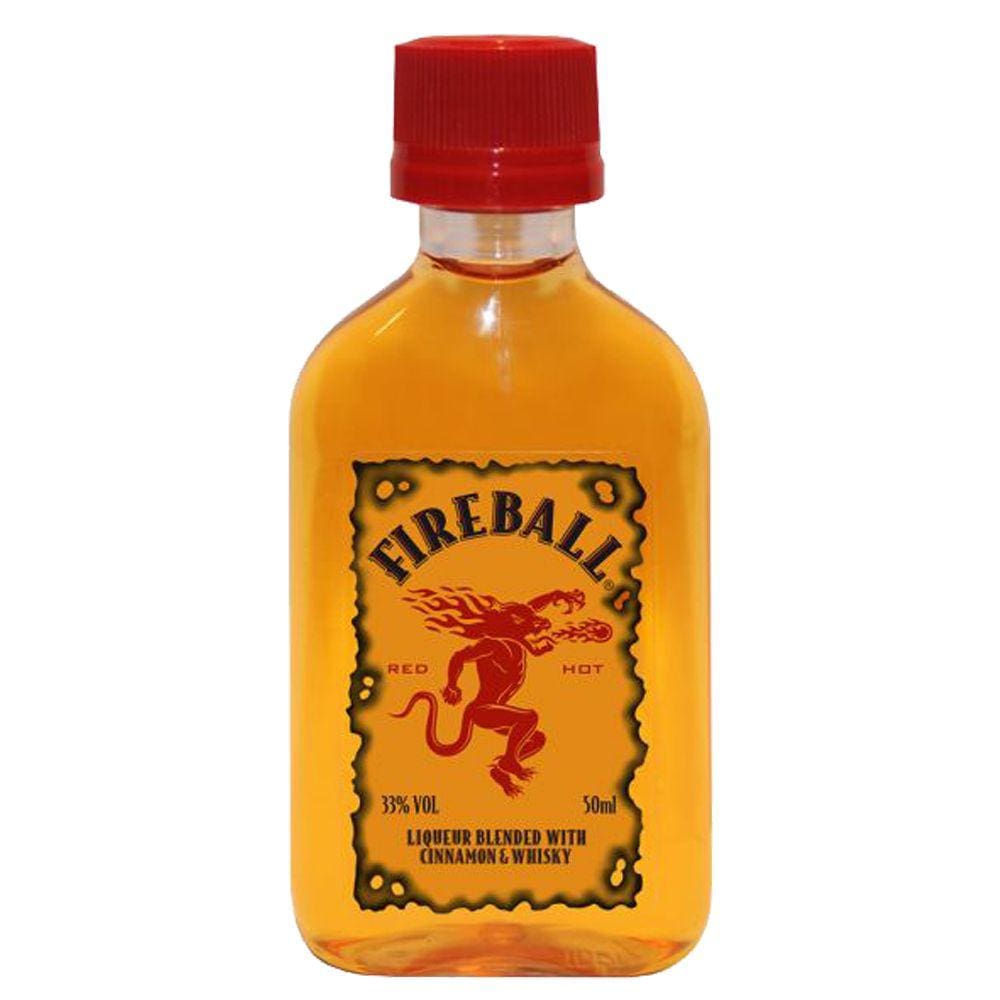 Mini garrafa  Licor canela Fireball 50ml