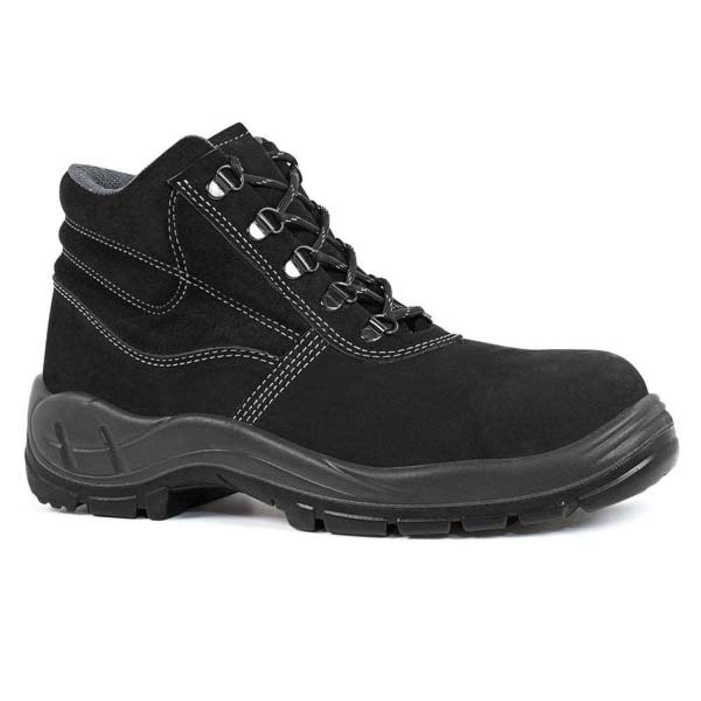 Botina Nobuck Bidensidade s/ Bico de Aço Preto Nº42 - BRACOL