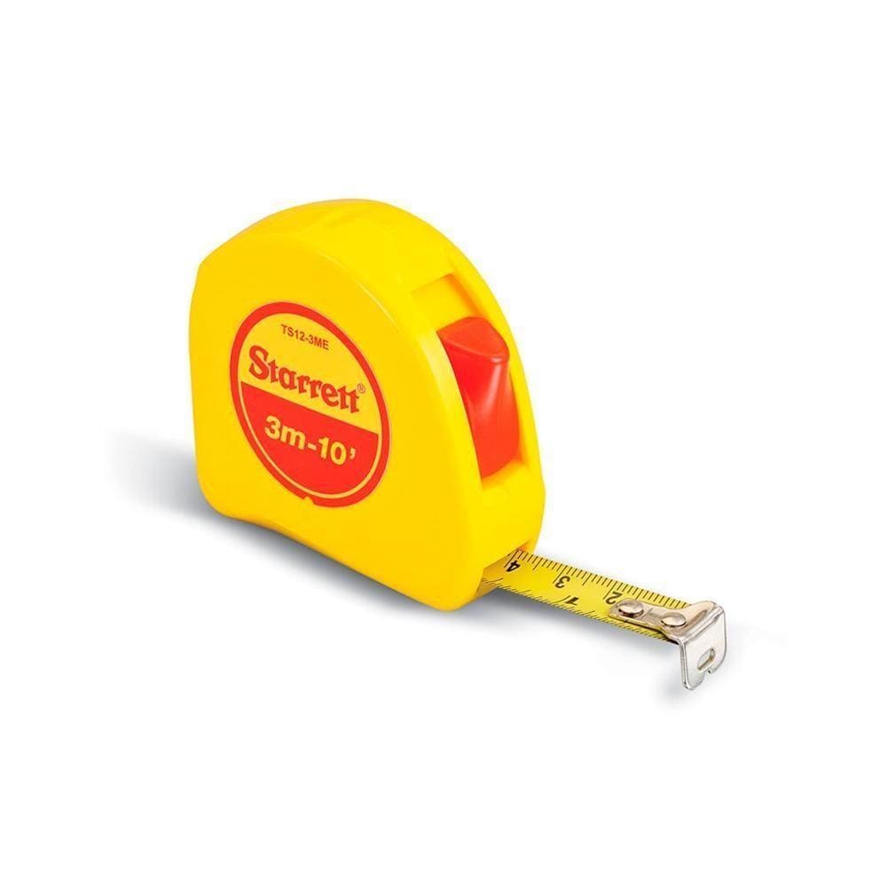 Trena C/ Fita de Aço de 3m C/ Trava KTS12-3ME-S - STARRETT
