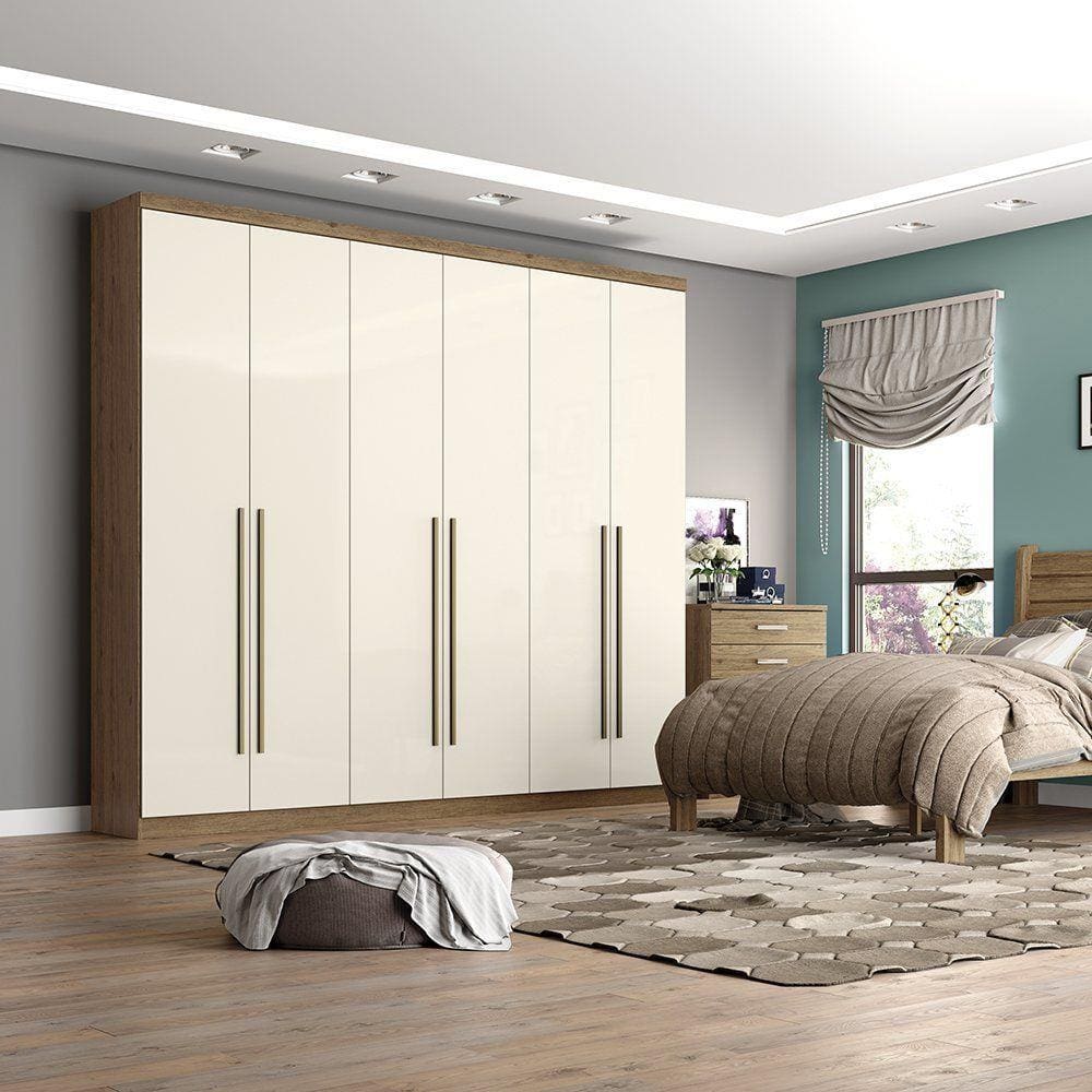 Guarda Roupa Casal Jade D139 6 Portas Henn