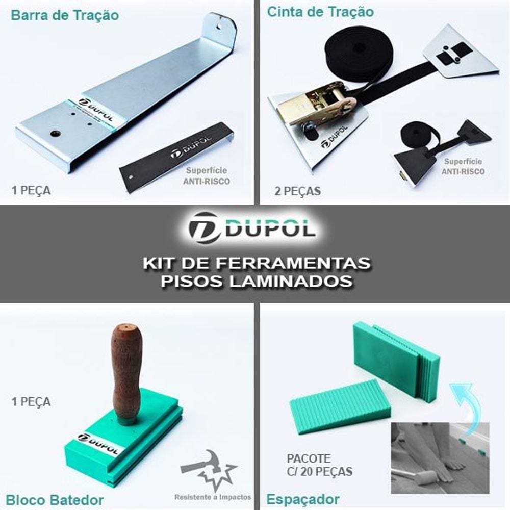 Kit Ferramentas Piso Laminado Completo