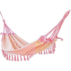 Rede De Bebê Para Berço Rosa Bebê Em Algodão Redinha Baby