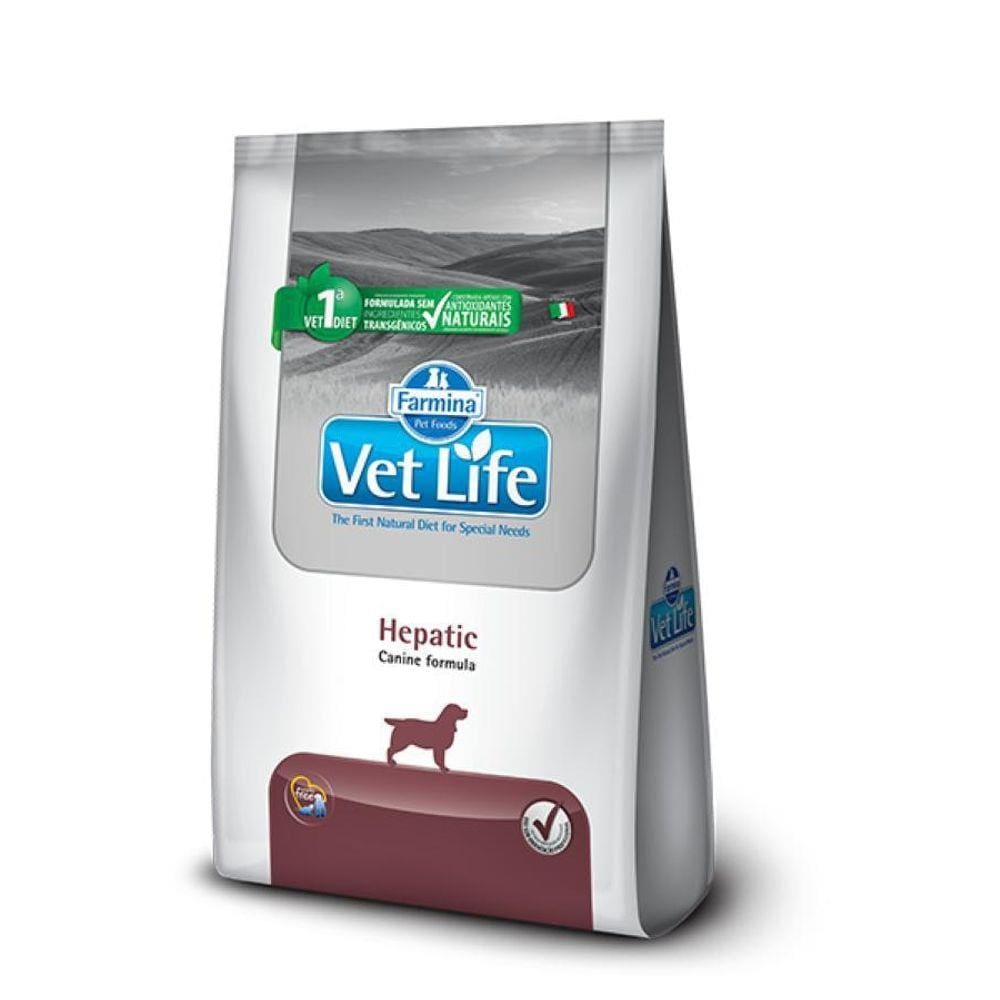 Ração Vet Life Natural Hepatic Para Cães 2Kg