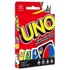 Jogo De Cartas Uno - Com Cartas Para Personalizar