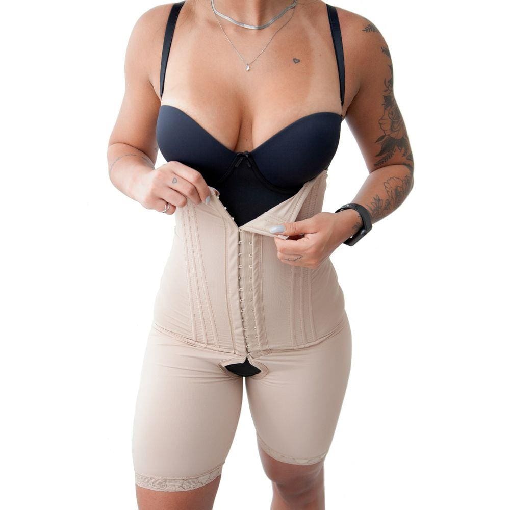 Short Cinta Modeladora Com 12 Barbatanas Alta M09
