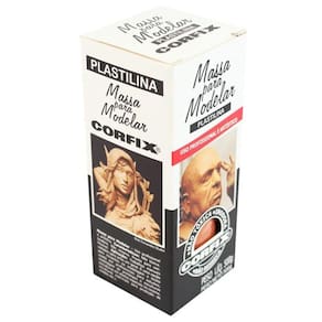 Massa de Modelar Plastilina 500g Corfix  Cerâmica