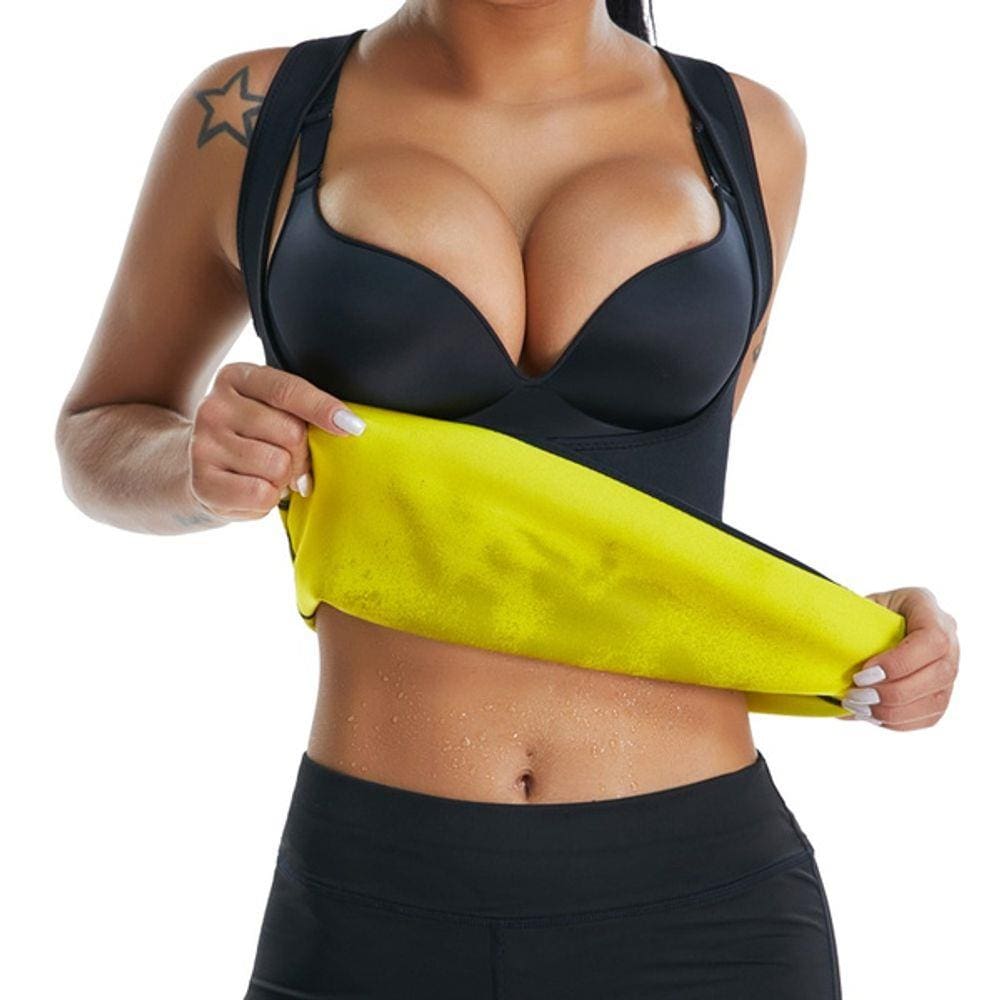 Camiseta Cinta Modeladora Abdominal Hot Térmica Ação Térmica C16
