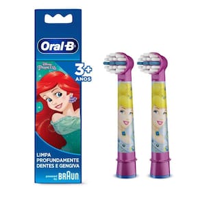 Refil Escova Elétrica Oral-B Princess Disney 2 Unidades