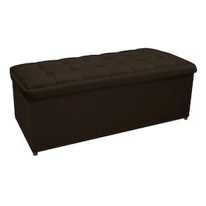 Calçadeira Copenhague 140cm Casal Corano Marrom Adj Decor