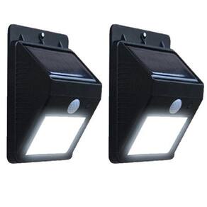 Kit 2 Luminária Solar Jardim Iluminação Residencial 30 Leds
