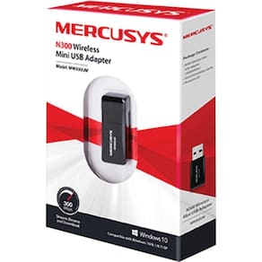 Mini adaptador usb wireless n300 mw300um
