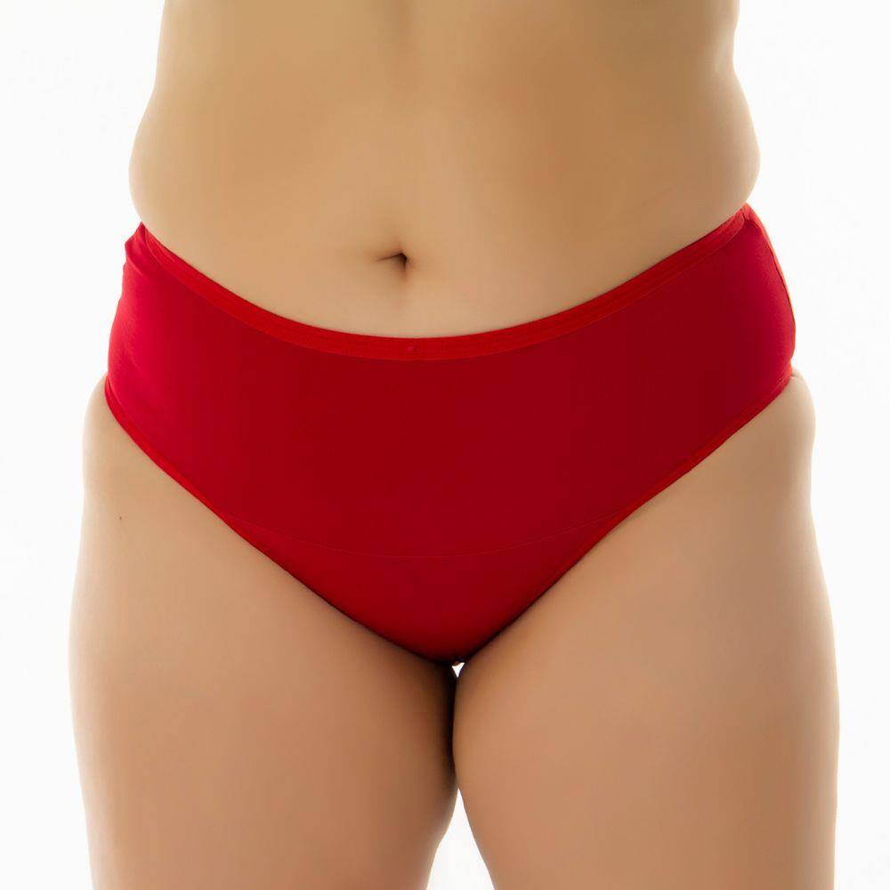 Calcinha Plus Size Cós Médio Duplo | Estela 1364