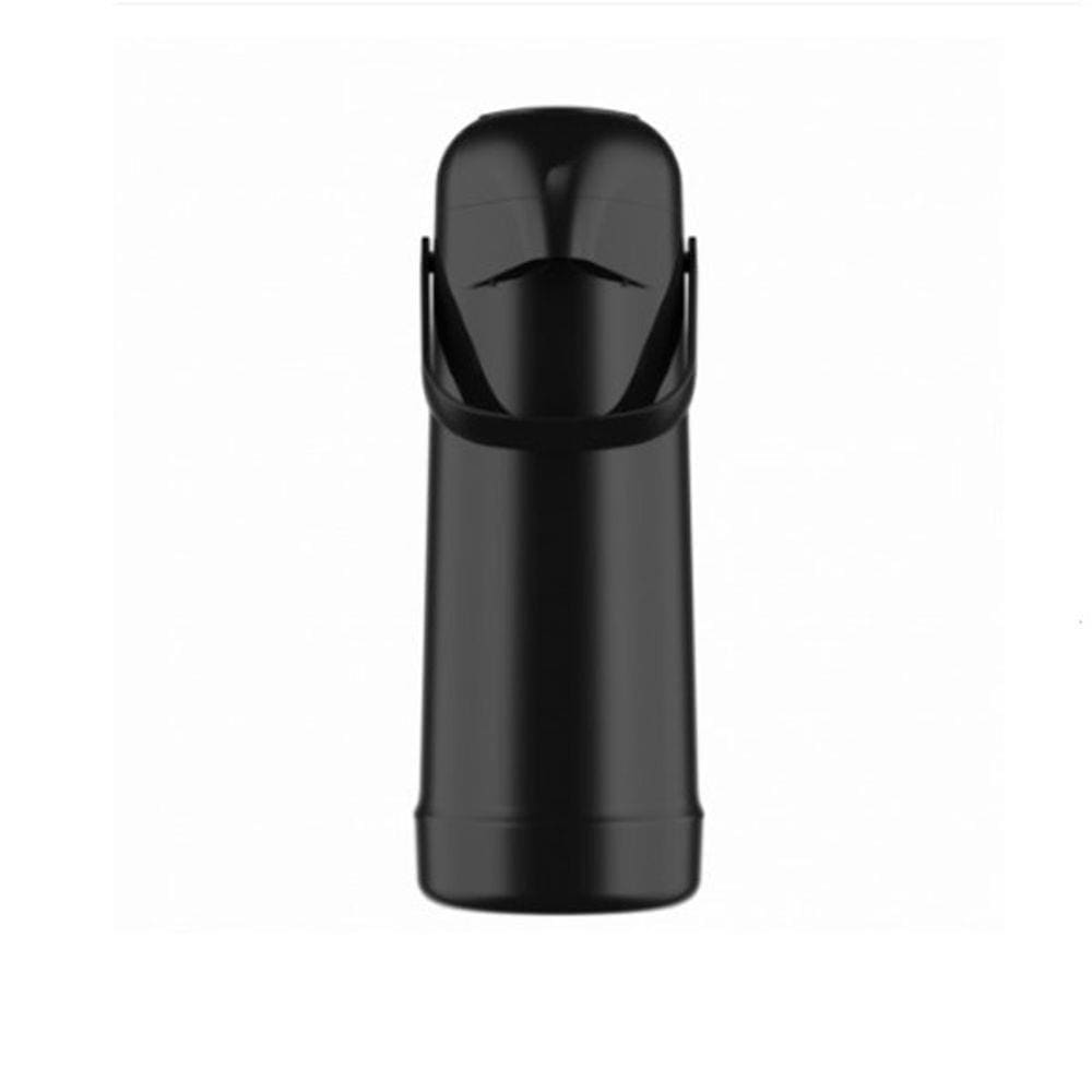Garrafa Térmica de Mesa Magic Pump 1 Litro Lisa Preta
