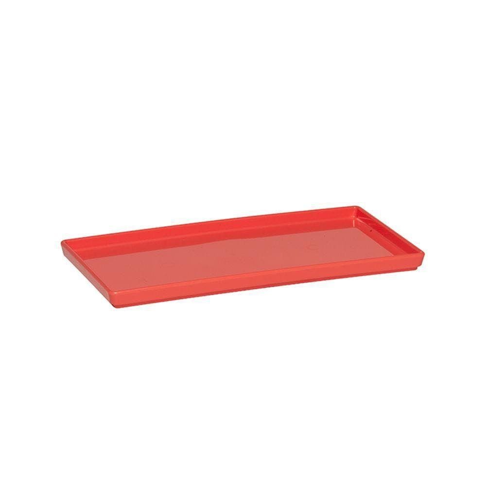 Prato Square Vemplast 13,5X27 Tendências Polipropileno Coral