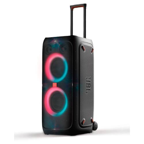 imagem-Caixa de Som Portatil JBL Partybox 310 com Bateria USB Bluetooth Efeitos de Luzes 240W