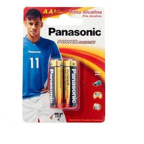 Pilha Pequena Alcalina Power Alkaline 1,5v AA 2 Unidades