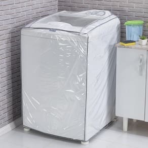 Capa para Máquina de Lavar Roupa Transparente Tamanho M
