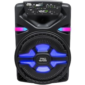 Caixa Amplificada Bluetooth/Sd/Usb Iluminação De Led
