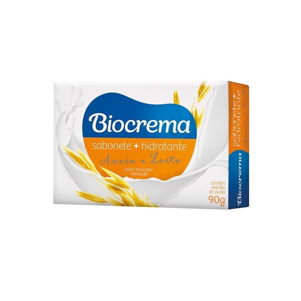 Sabonete Biocrema 90g Aveia - Embalagem c/ 12 unidades