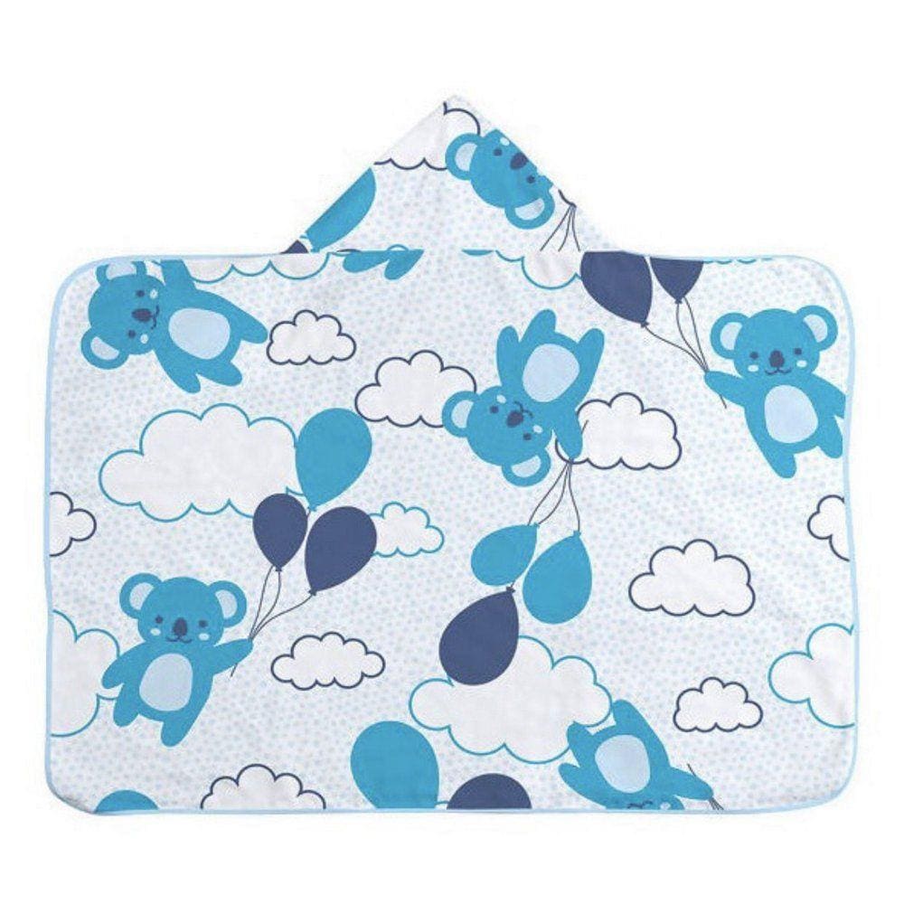 Toalha Com Capuz Bebe Para Banho Enxoval Com Estampa 70x90cm