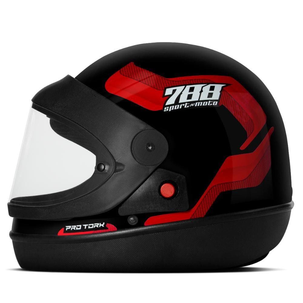 Capacete Moto Automático Pro Tork Sport Moto 788
