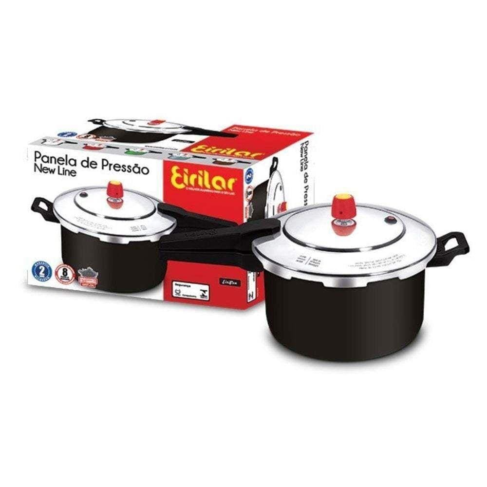 Panela de Pressão Fechamento Externo Black Eirilar 7,5 Litros