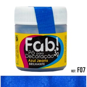Corante Tinta Pó Comestível P/ Bolo Azul Jeans