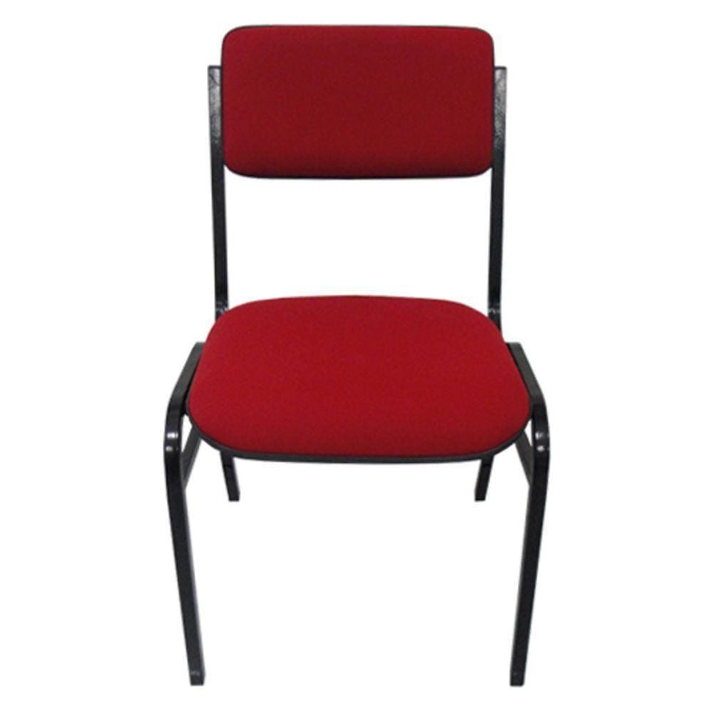 Cadeira Empilhável Para Auditórios Vermelho