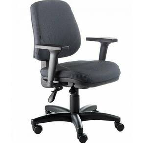 Cadeira Executiva com Base Giratória Linha New Confort Preto