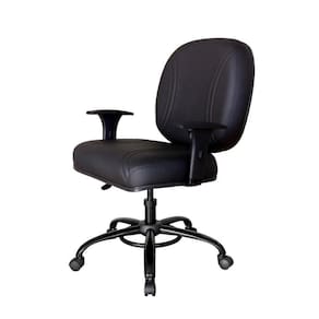 Cadeira Para Escritório Até 150kg Linha Fat Preto