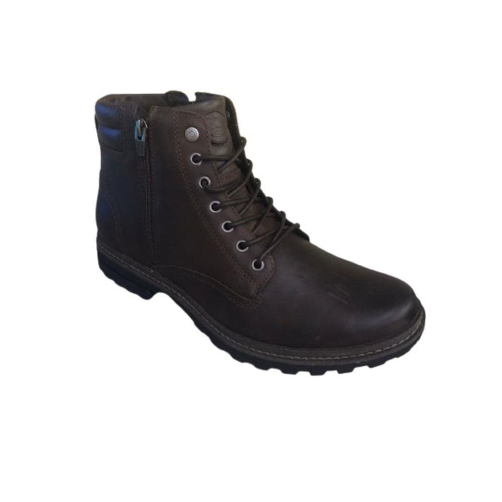 Bota Coturno Casual Masculino Couro FreeWay Django