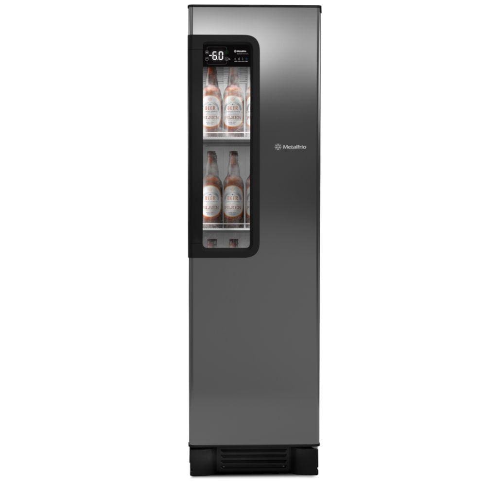 Cervejeira Metalfrio Beer Maxx 324L 1 Porta Inox 127V VN28T