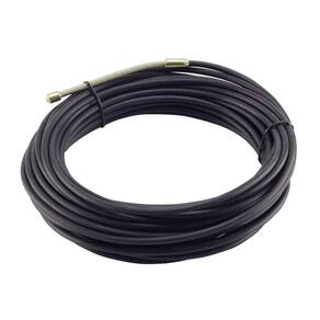 Passa Fio com Alma de Aço 15 Metros Preto Force Line