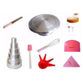 Kit Confeiteiro (Formas + Bailarina + Espátula E Mais Itens Confeitaria)