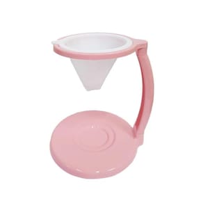 Conjunto para Café Individual com Coador e Suporte Rosa