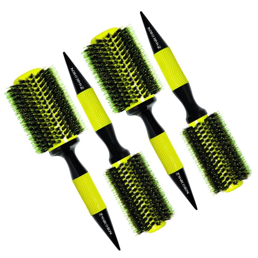Combo 4 Escovas Amarelas Premium Ceramica 75Mm 60Mm Marco Boni