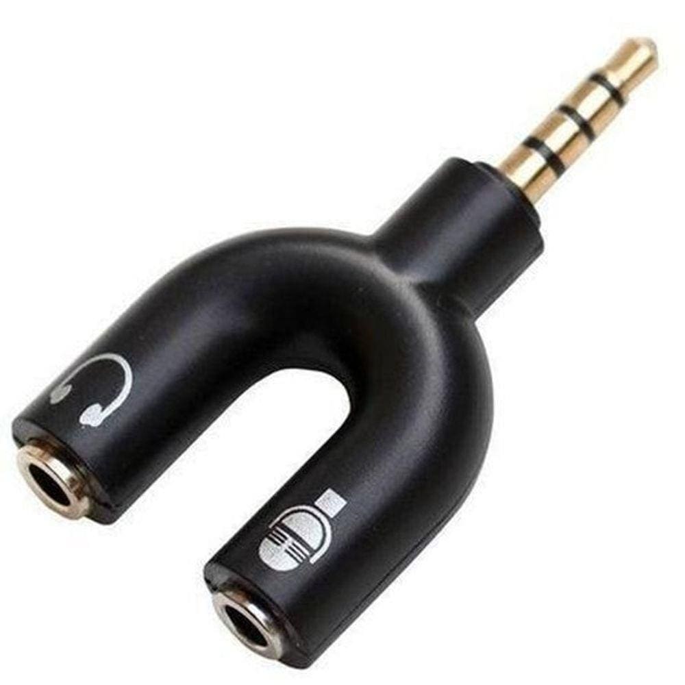 Adaptador De Fone P3 X P2 Xtrad Xt-2089 Fone Microfone